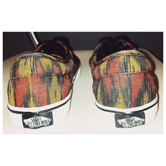 Vans 70's Era Multicolor Shag Red Orange Black - Picture 3 of 4